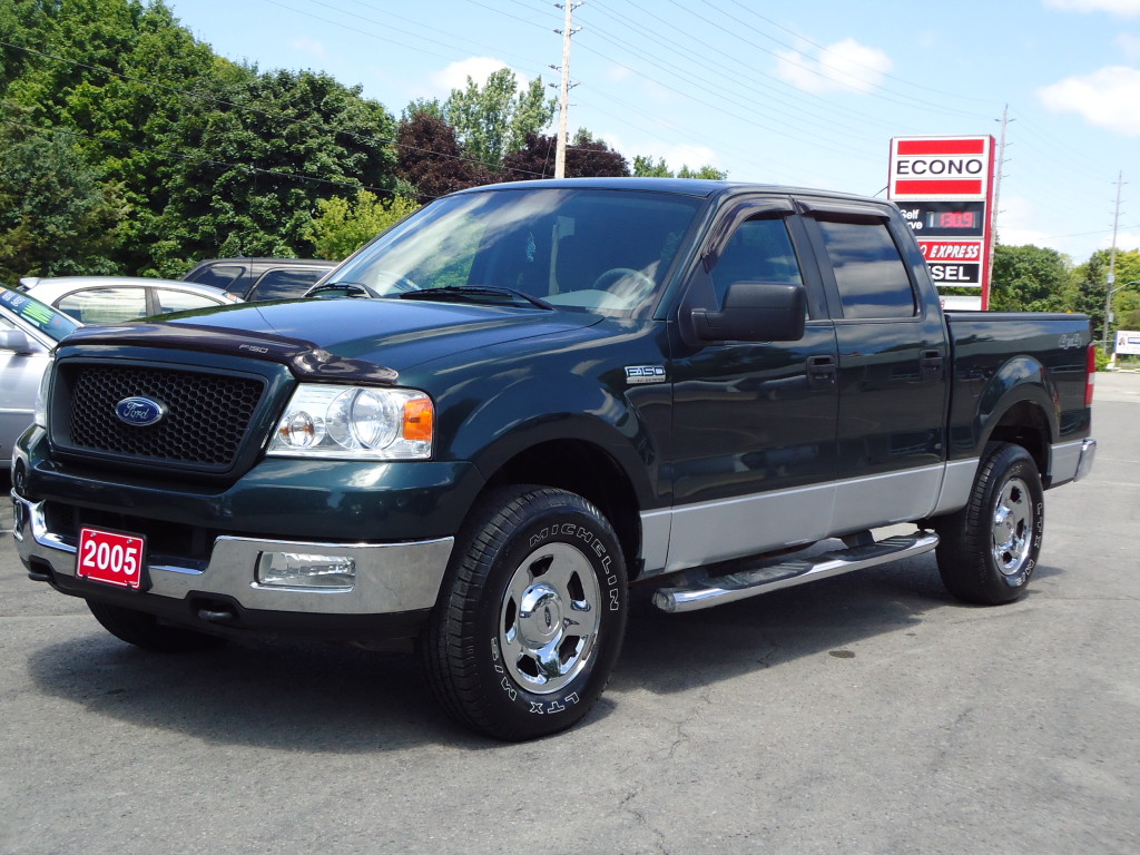 2005 FORD F150 XLT SUPERCREW 4X4 GREEN (4) | Bob Currie Auto Sales